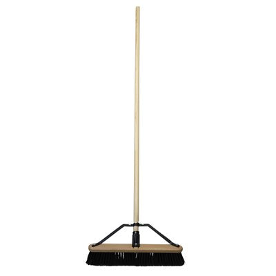 PUSH BROOM HARD BRISTLE 18"