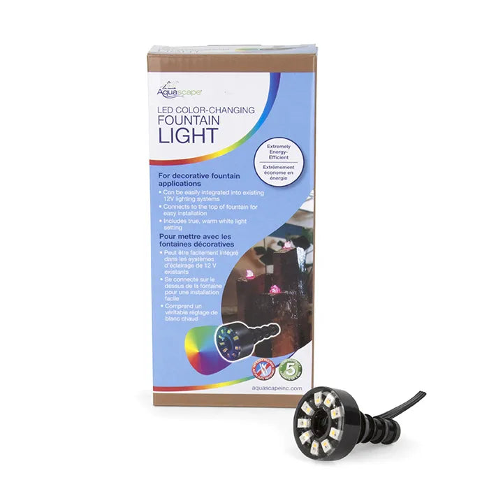 COLOUR CHANGING FOUNTAIN LIGHT