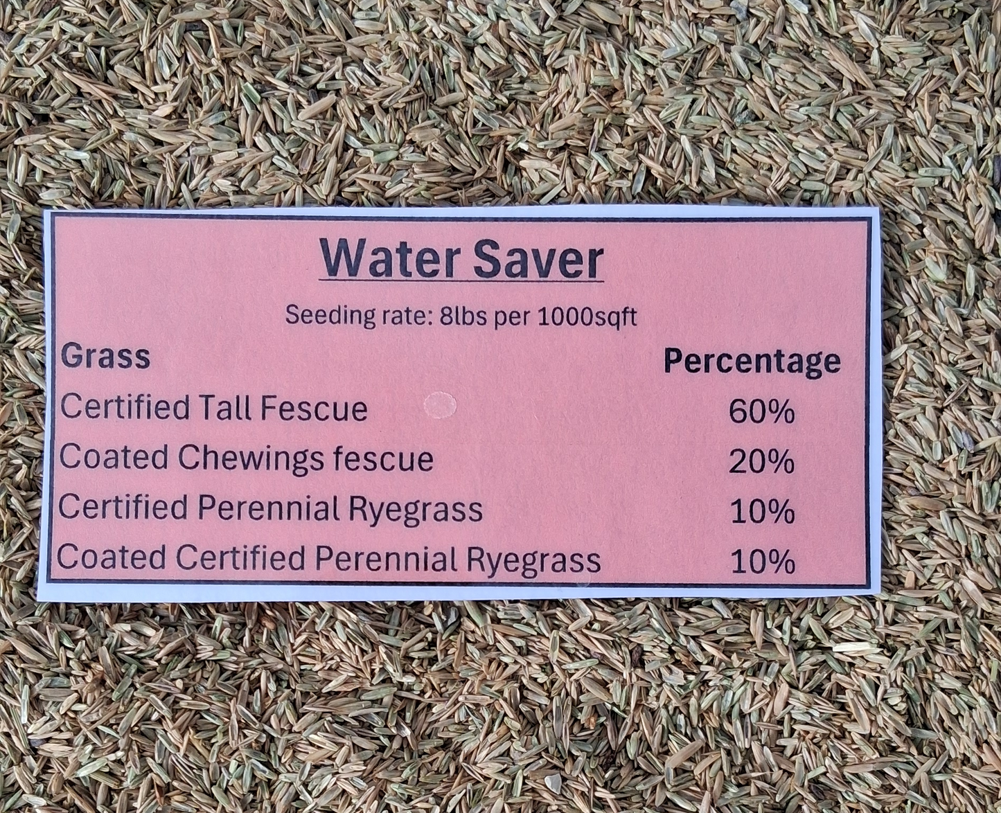 WATERSAVER MIXTURE 25LB