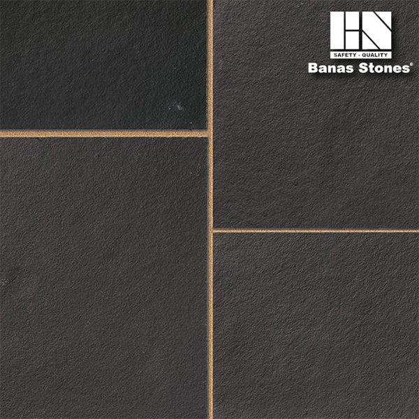 KOTA BLACK 24X36 NATURAL STONE PAVER