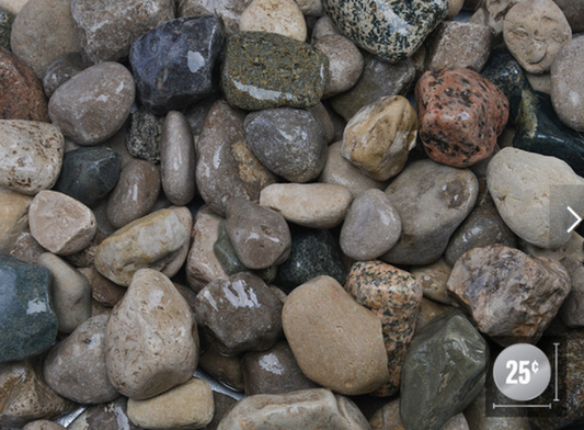 BAGGED NITH RIVER ROCK LARGE 18KG