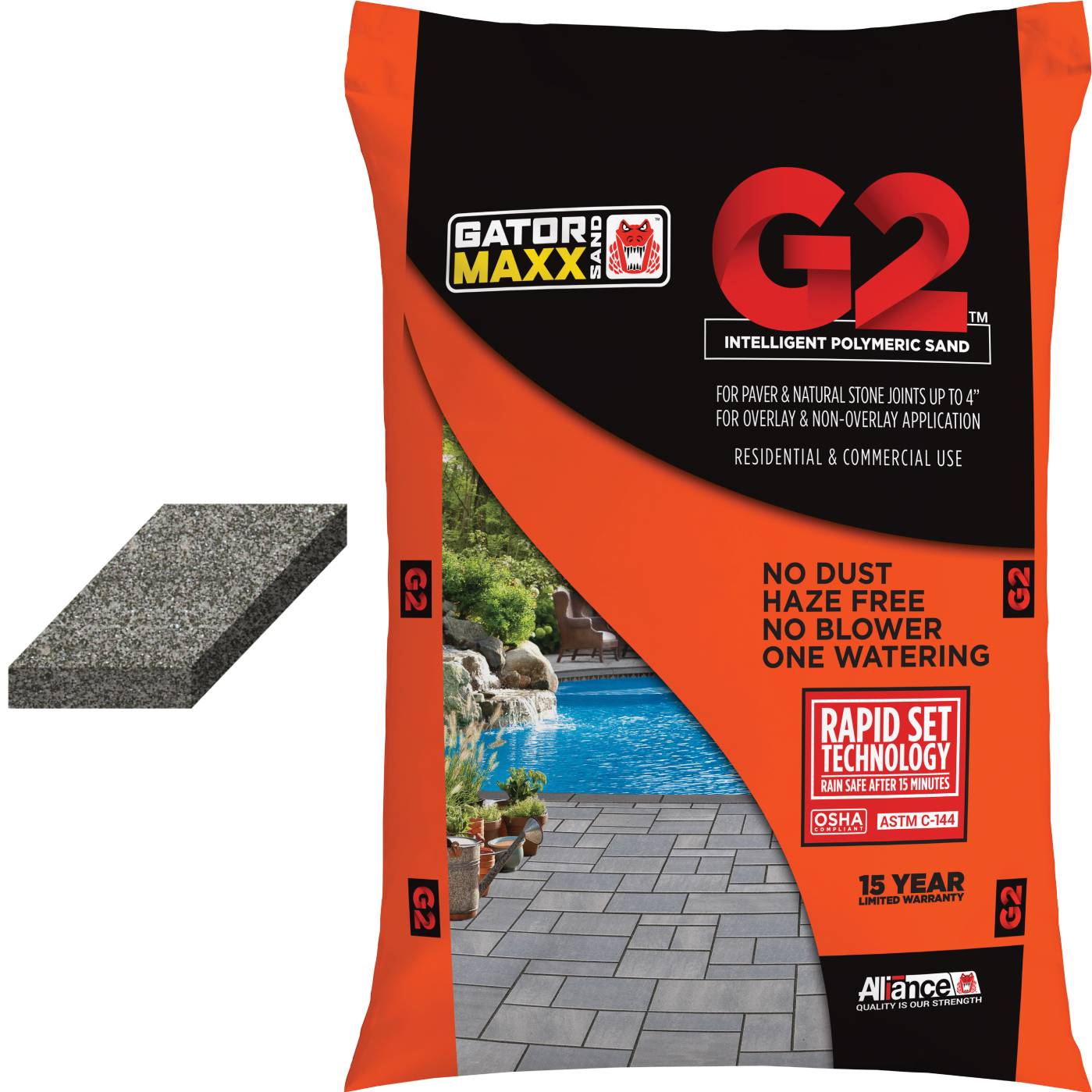 GATOR STONE BOND DUST GREY POLYMERIC SAND G2