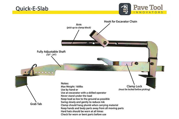 QUICK-E SLAB 10"-24"