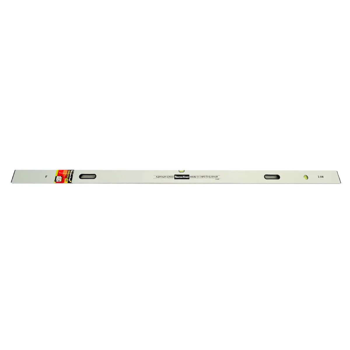 ALUMINUM SCREED LEVEL 8'