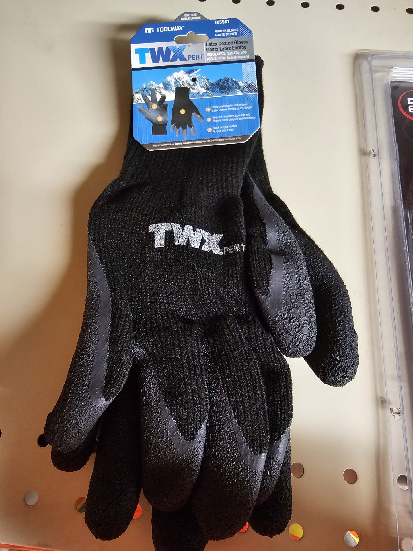 KNITTED COTTON INSULATED GLOVES