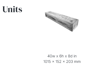 BARNBEAM - WEATHERWOOD RETAINING WALL/GARDEN WALL