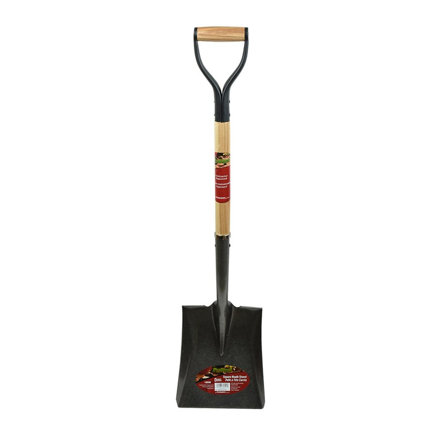 SQUARE SHOVEL - 28" HANDLE