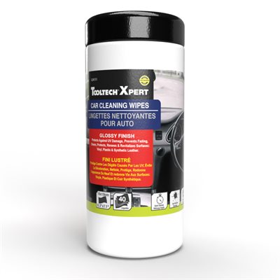 CAR CLEANING WIPES 40 COUNT