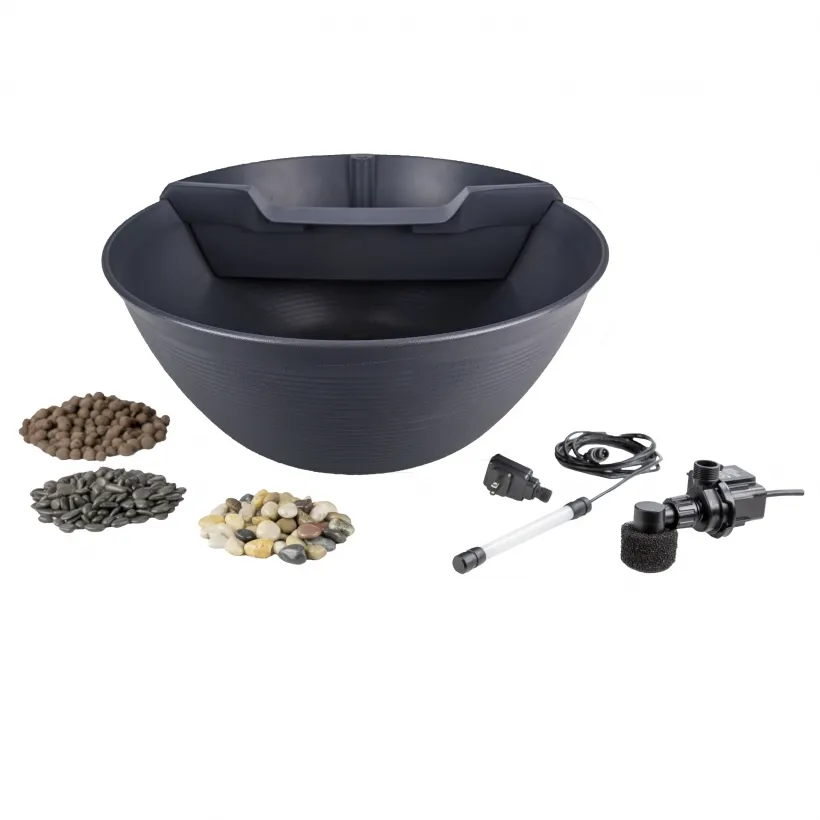 AQUAGARDEN MINI POND KIT - STEEL GRAY