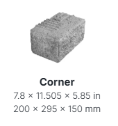 PARKWALL CORNER - WINTERBORN RETAINING WALL