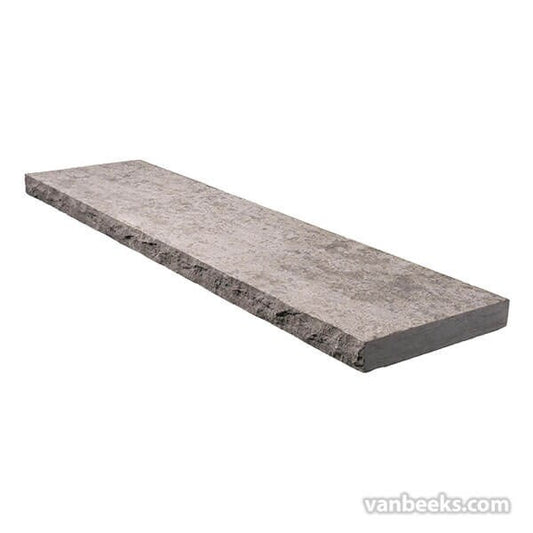 SILVER GREY COPING 14"X72"X2" FLAMED TOP RF1S