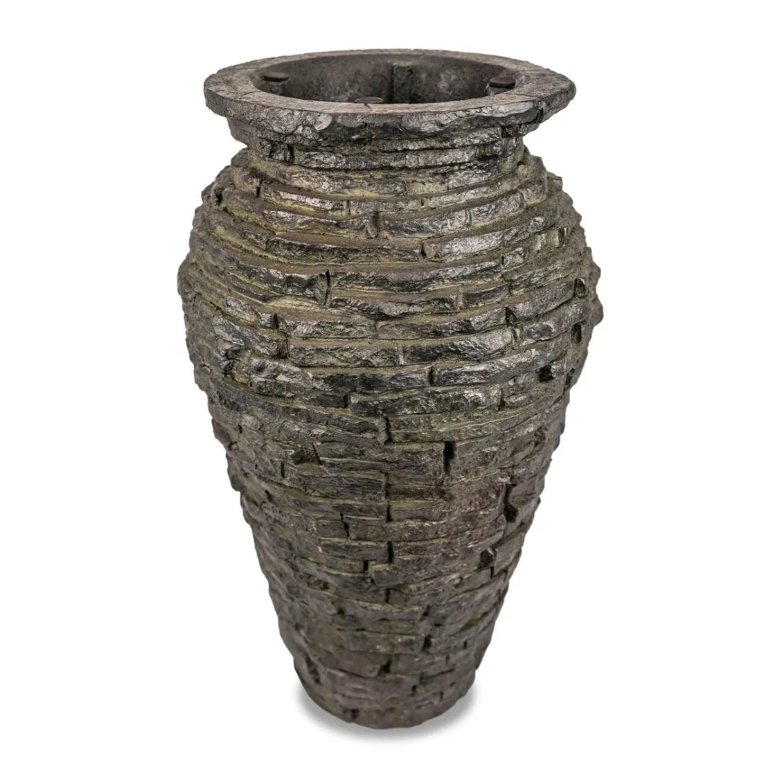 STACKED SLATE URN FOUNTAIN KIT 24"