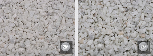 BAGGED WHITE MARBLE 3/8-3/4 18KG