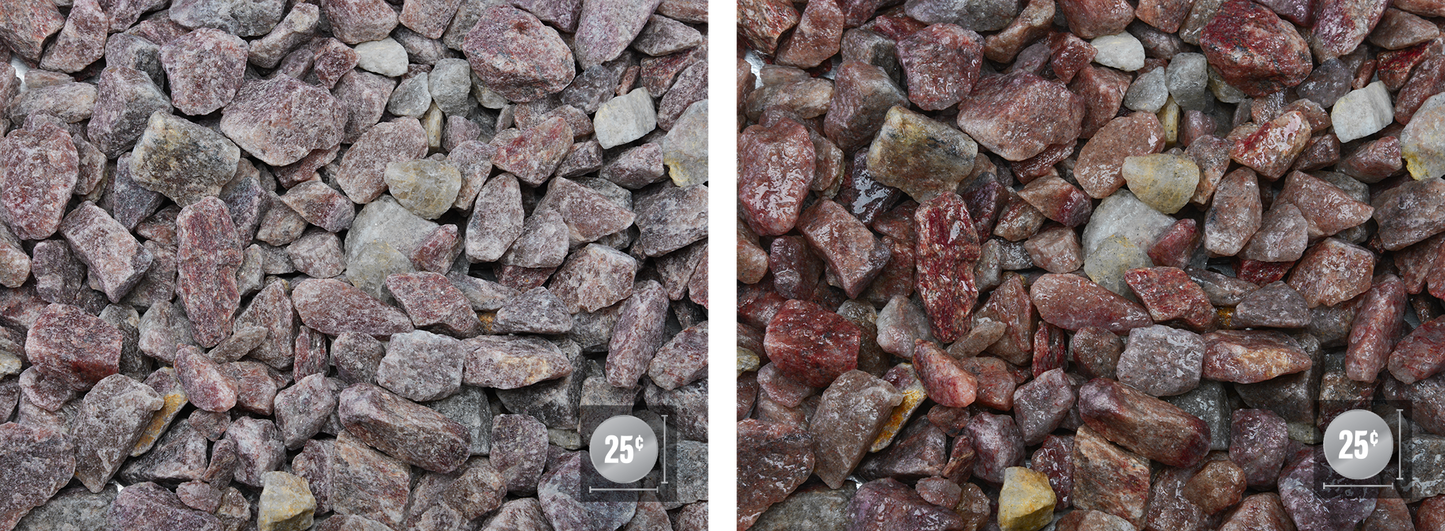 BAGGED PINK QUARTZ 18KG