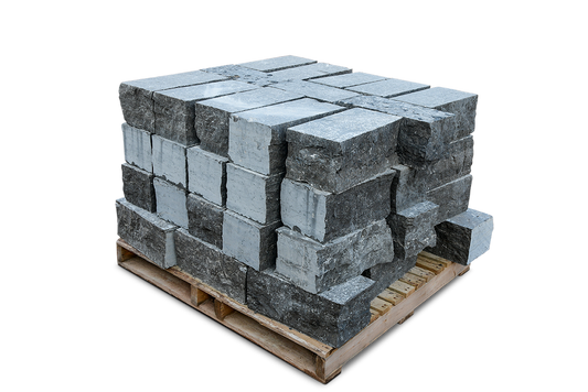 KAWARTHA SAWN BED WALLSTONE 7"X8" GREY
