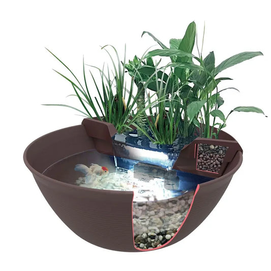 AQUAGARDEN MINI POND KIT - STEEL GRAY