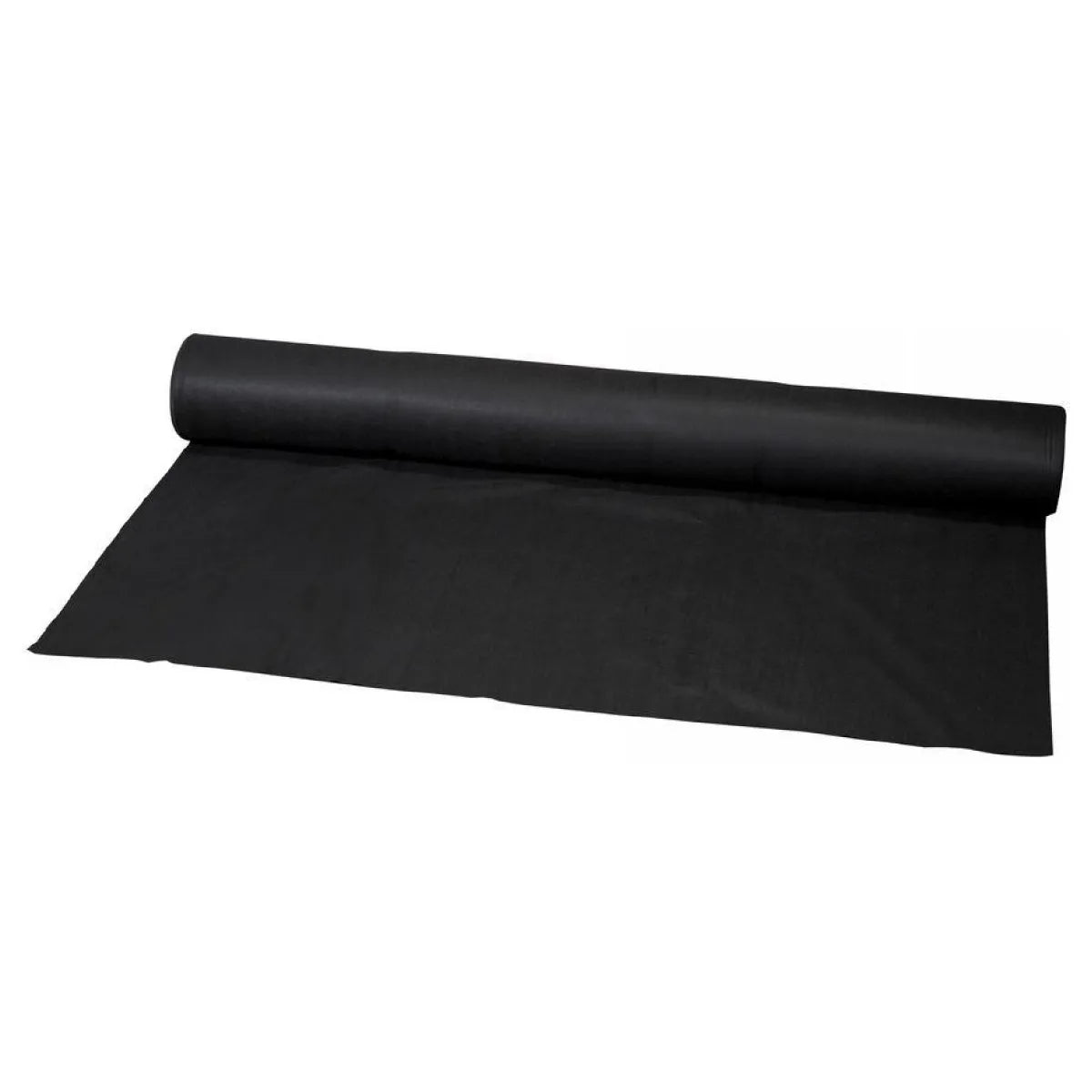 WOVEN FABRIC CLOTH 3'X100' BLACK PLASTIC