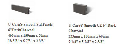 U-CARA SM 6" DARK CHARCOAL