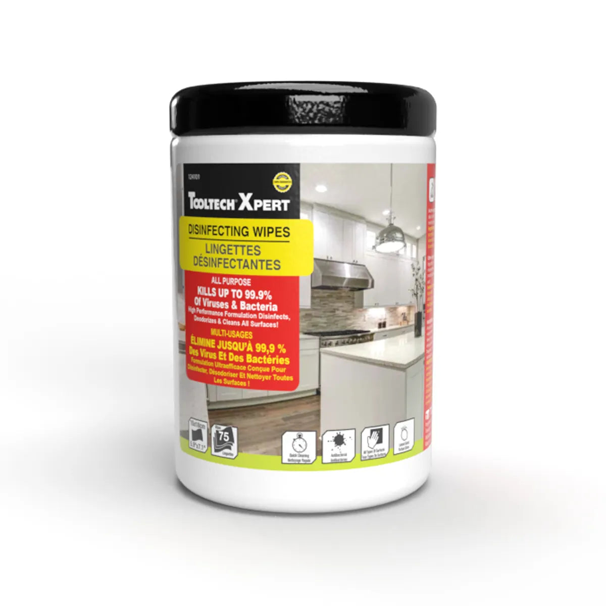 DISINFECTING WIPES 75 COUNT LEMON