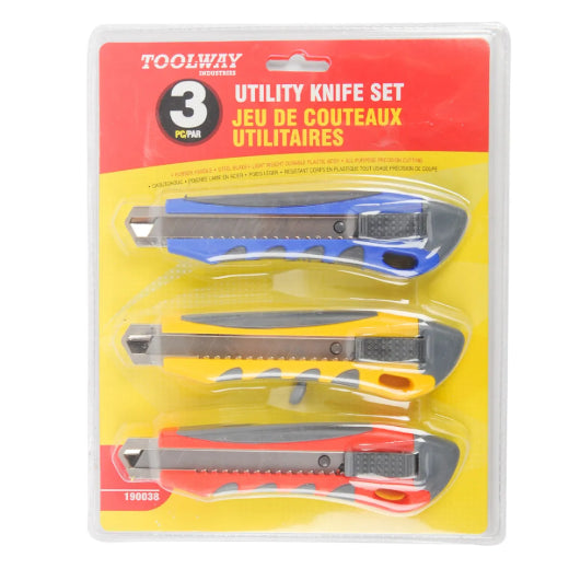 UTILTY KNIFE 3 PACK