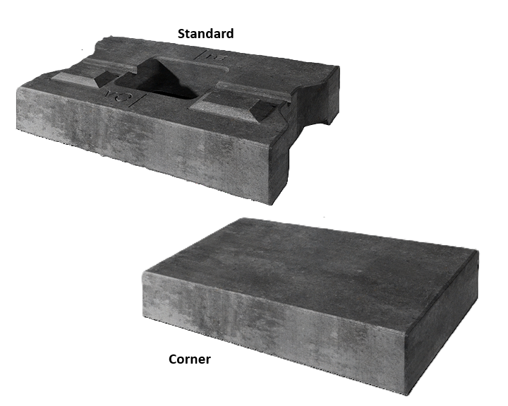 PISA SMOOTH STANDARD/CORNER CHARCOAL