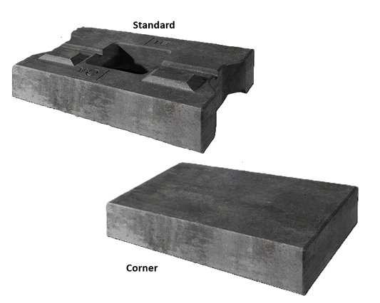 PISA SMOOTH STANDARD/CORNER CHARCOAL