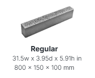 GARDEN CURB EDGING CHARCOAL 31.5"