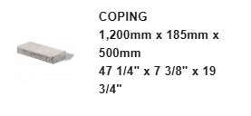 SIENASTONE COPING UNIT