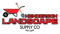 A Henderson Landscape supply Co. logo